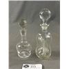 Image 2 : Lot of 5 Vintage Perfume Bottles 1 Missing It's Topper