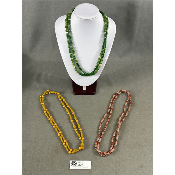 Lot of Nice Vintage 1960's-70'sPlastic Beads Necklaces