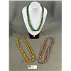 Image 1 : Lot of Nice Vintage 1960's-70'sPlastic Beads Necklaces