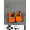 Image 5 : Lot of 3 1950's & 60's Lucite Earrings