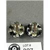 Image 7 : Lot of 3 1950's & 60's Lucite Earrings