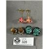 Image 1 : Lot of 3 1950's & 60's Lucite Earrings