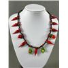 Image 2 : A Nice Colorful 1980's Art Glass Necklace