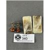 Image 1 : 2 Pairs of 1970's Lucite Earrings