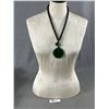 Image 1 : Vintage Jade Necklace with a Large Pendant