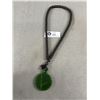 Image 2 : Vintage Jade Necklace with a Large Pendant