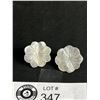 Image 2 : Very Nice 1980's Shell Earrings and 1980's Dyed Shell Necklace