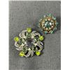 Image 2 : Very Nice Vintage Rhinestone Brooch, No Missing Stones