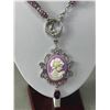 Image 2 : Outstanding Purple Cameo Necklace