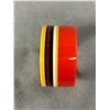 Image 2 : Outstanding Vintage Celluloid Multi Color Cuff Bangle