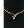 Image 2 : Delightful Gold Plated, faux Diamond Sexy Necklace