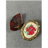 Image 2 : Quality Assorted Vintage Brooches Turquoise, Genuine Jasper etc