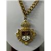 Image 2 : Vintage 1950's Signed Coro Designer Gold Plated Enamel Neclace. Very Solid