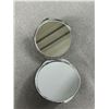 Image 2 : Beautiful Murano Glass Silver Mirror Compact