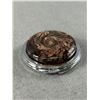 Image 3 : Beautiful Murano Glass Silver Mirror Compact