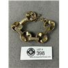 Image 1 : Designer Signed Vintage Gold Plated Bracelet