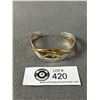 Image 1 : Sterling Silver Courtney Open Cuff Bangle Marked Sterling Courtney Hand Written Signature and ss/3