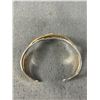Image 2 : Sterling Silver Courtney Open Cuff Bangle Marked Sterling Courtney Hand Written Signature and ss/3