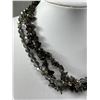 Image 2 : Vintage Triple Strand of Natural Stone & Crystal Beads Necklace