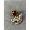 Image 2 : 5 Vintage Rhinestone Brooches