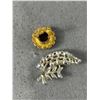 Image 3 : 5 Vintage Rhinestone Brooches