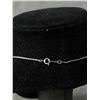 Image 4 : Sterling Silver Chain with 925 Sterling Silver Green Stone Pendant Necklace
