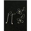 Image 3 : 4 Pairs of Sterling Silver Earrings