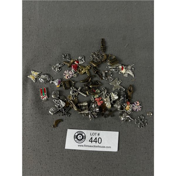 Over 50 Vintage Charms for Bracelet