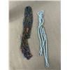 Image 8 : 3 Vintge Bead Necklaces & 3 Pairs of Bead Dangle Earrings