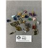 Image 1 : Over 20 Miscellaneous Vintage Various Stones Pendants