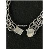 Image 3 : Vintage Double Links Sterling Silver Bracelet. Designer Mark Ster. In Good Condition
