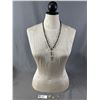 Image 1 : Vitnage Rosary Crucifix Cross & 2 Pendants