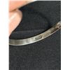 Image 4 : Vintage Sterling Silver Raised Engraved Bangle.Marked H Sterling 16gr