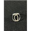 Image 3 : Gorgeous Sterling Silver 9kt Gold with Tiny Stones Ring Marked 925 ,Hallmarked+ 375