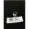 Image 1 : Lovely Sterling Silver with Blue Topaz Stone Ring Marked Mexico TE-20 925 Size 7