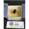 Image 1 : Stunning Vintage Gold Plated Topaz Gemstone Ring.