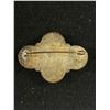 Image 2 : Antique 1900 Brooch with Genuine Amethyst Stone Set in Silver