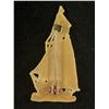 Image 2 : Antique 1920 Cellulid Sail Boat Brooch
