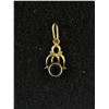 Image 2 : Beautiful Antique Gold Plated with Sapphire Earring and Pendant Set