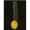 Image 1 : Genuine Antique Celluloid flower Necklace