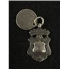 Image 1 : Antique Victorian Sterling Silver Watch Fob Coin Dated 1894