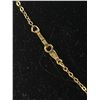 Image 4 : Vintage Gold with Red Stone Pendant with Chain Necklace Marked G.F.