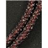 Image 2 : Fantastic Vintage Extra Length Genuine Garnet Stone Beads Necklace
