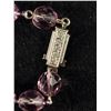 Image 4 : Vintage Triple Length Faceted Crystal Beads Necklace with Original Rhinestone Clasp