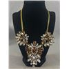 Image 1 : Vintage Glass & Rhinestone Necklace