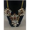 Image 2 : Vintage Glass & Rhinestone Necklace