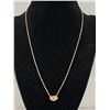 Image 1 : Gold with Tiny Stones Evil Eye Necklace