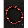 Image 2 : 2 Bronze Colour Genuine Pearl Stretch Bracelets