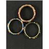 Image 1 : 3 Hinged Cloisonne Bangles