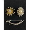 Image 2 : Lot of Beautiful Vintage Brooches